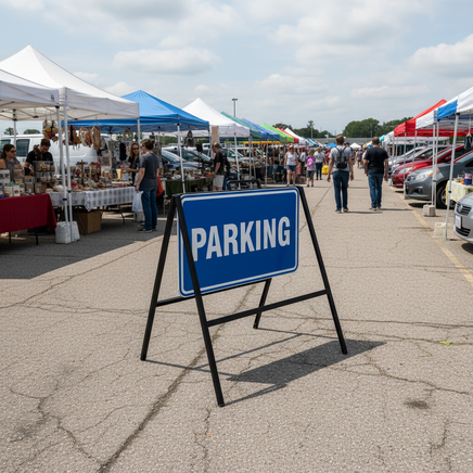 Parking Lot A-Frame Sign