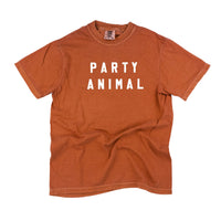 Party Animal - Block Font - Comfort Colors Tee