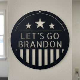 Custom Metal Wall Art - Personalized Patriotic Sign