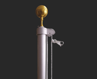 Patriotic Series Residential Aluminum Flagpole