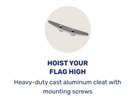 Patriotic Series Residential Aluminum Flagpole