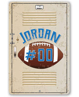 Personalized - American Football - Metal Sign