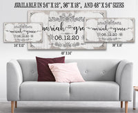 Personalized - Baby Name - Canvas