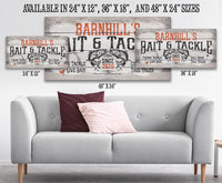 Personalized - Bait & Tackle - Canvas