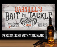 Personalized - Bait & Tackle - Canvas