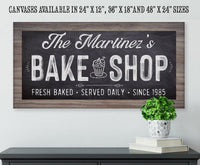 Personalized - Bake Shop - Canvas