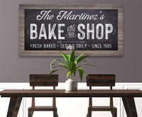 Personalized - Bake Shop - Canvas