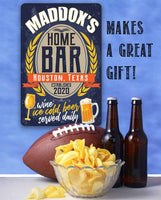Personalized - Bar Decor - Metal Sign