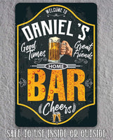 Personalized - Bar - Metal Sign