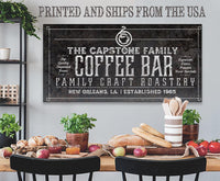 Personalized - Coffee Roasters - Canvas