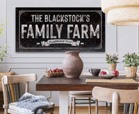 Personalized - Family Farm - Canvas