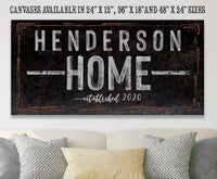 Personalized - Family Name - Canvas