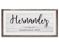 Personalized - Family Name - Canvas