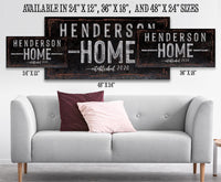 Personalized - Family Name - Canvas