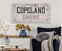 Personalized - Family Name - Canvas