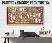 Personalized - Farm & Home Store - Canvas