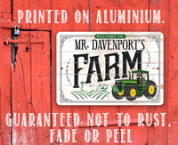 Personalized - Farm - Metal Sign