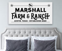 Personalized - Farm & Ranch - Canvas