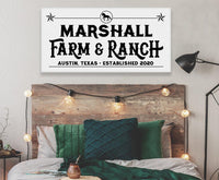 Personalized - Farm & Ranch - Canvas