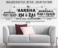 Personalized - Farm & Ranch - Canvas