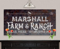 Personalized - Farm & Ranch - Canvas