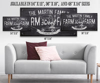 Personalized - Farm Sweet Farm - Canvas