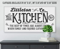Personalized - Farmhouse Kitchen - Canvas