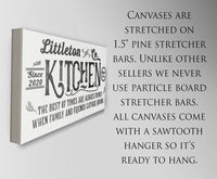 Personalized - Farmhouse Kitchen - Canvas