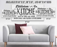 Personalized - Farmhouse Kitchen - Canvas