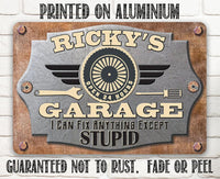 Personalized - Garage Workshop - Metal Sign