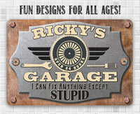 Personalized - Garage Workshop - Metal Sign
