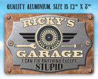 Personalized - Garage Workshop - Metal Sign
