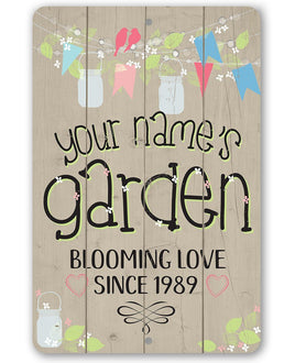 Personalized - Garden Decor - Metal Sign