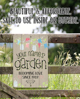 Personalized - Garden Decor - Metal Sign