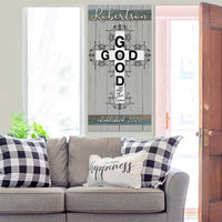 Personalized - God Is Good - Canvas