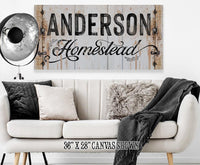 Personalized - Homestead - Canvas