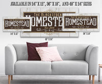 Personalized - Homestead - Canvas