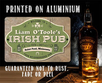 Personalized - Irish Pub - Metal Sign