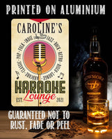 Personalized - Karaoke Lounge - Metal Sign