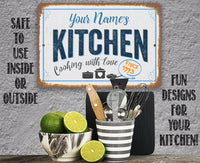 Personalized - Kitchen - Metal Sign