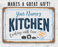 Personalized - Kitchen - Metal Sign