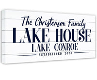 Personalized - Lake House - Canvas