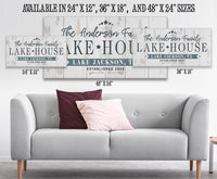 Personalized - Lake House - Canvas