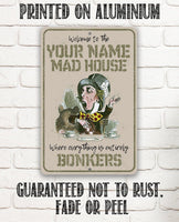Personalized - Mad Hatter - Metal Sign