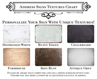 Personalized - Address Plaque - Rectangular - Metal Sign
