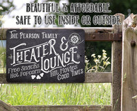 Personalized - Theater and Lounge - Metal Sign