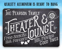 Personalized - Theater and Lounge - Metal Sign