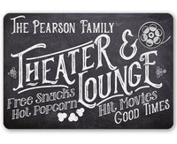 Personalized - Theater and Lounge - Metal Sign