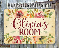 Personalized - My Room - Metal Sign