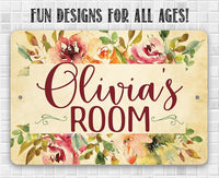 Personalized - My Room - Metal Sign